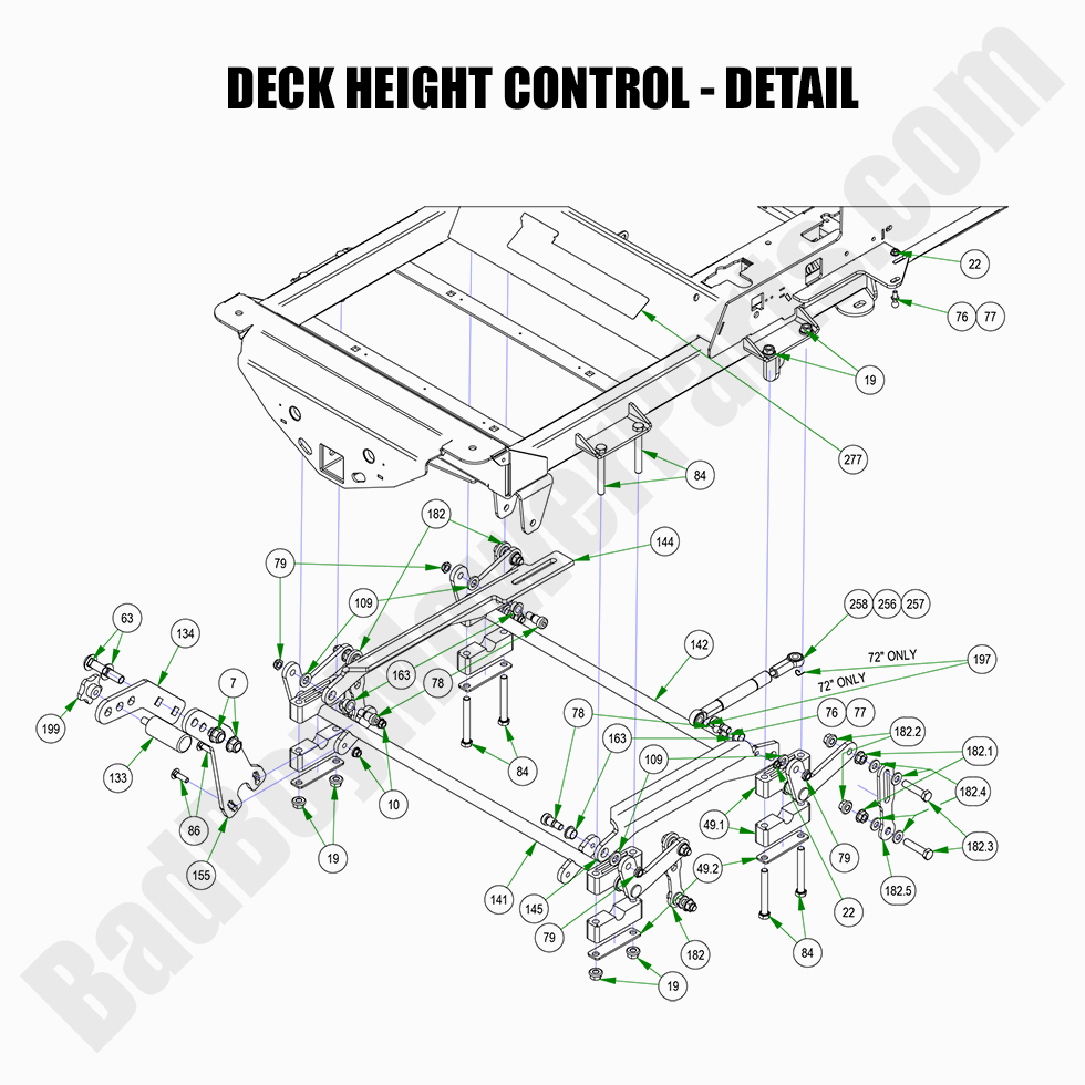 2022 Rogue Deck Height Control - Detail